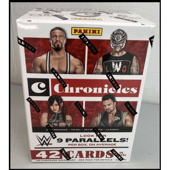 2023 Panini Chronicles WWE Factory Sealed Blaster Box 42 Cards