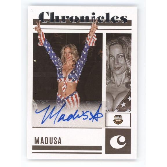 2023 Panini Chronicles WWE Signatures Madusa #CS-MDS