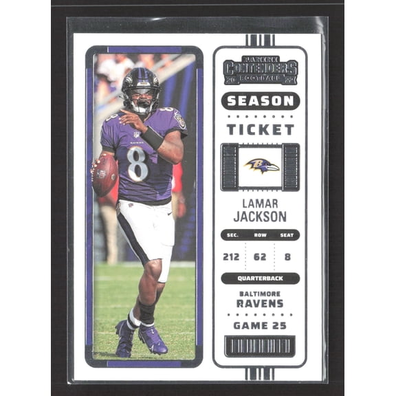2023 Panini Contenders Football Season Ticket Lamar Jackson #5