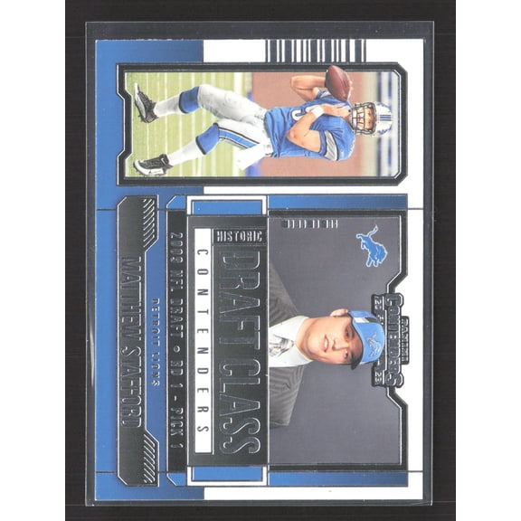 2023 Panini Contenders Historic Draft Class Matthew Stafford #HDC-MS Detroit Lions NFL Football Trading Card