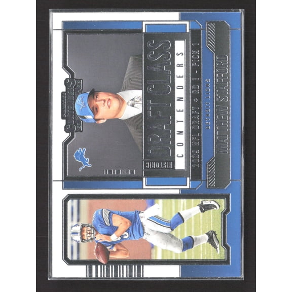 2023 Panini Contenders Historic Draft Class Matthew Stafford Detroit Lions HDC-MS Football Card