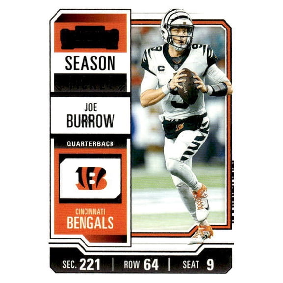 2023 Panini Contenders Joe Burrow #22 Season Ticket Retail Cincinnati Bengals NFL FOOTBALL Trading Card
