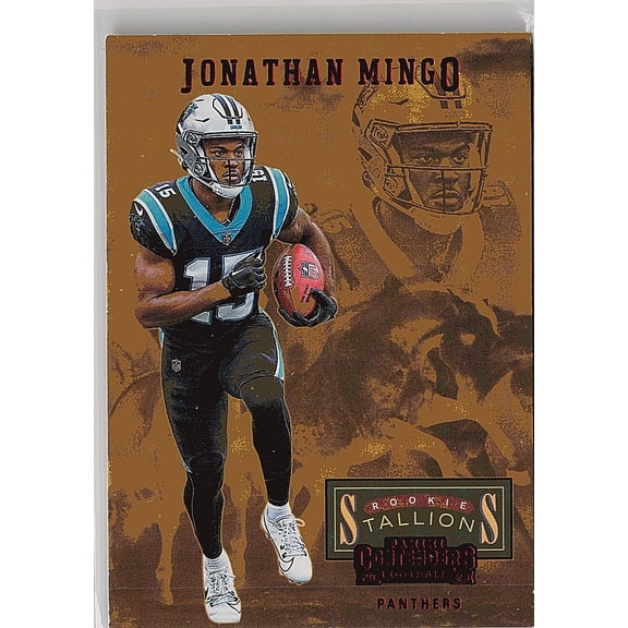 2023 Panini Contenders Jonathan Mingo #23 Rookie Stallions Red