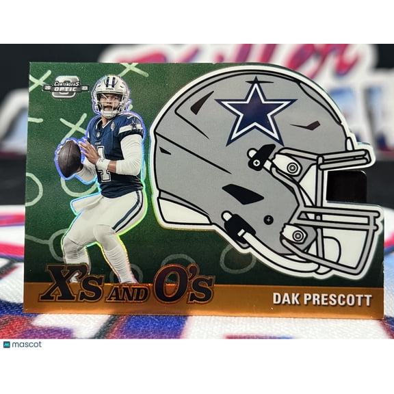 2023 Panini Contenders Optic Dak Prescott Xs and Os Orange Prizm /50