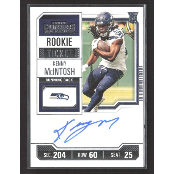 2023 Panini Contenders Rookie Ticket Kenny McIntosh #150 RC