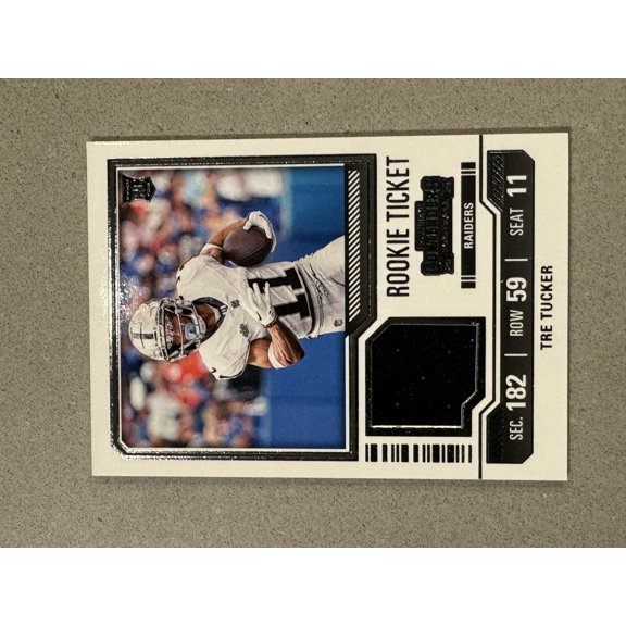 2023 Panini Contenders Tre Tucker #TS35 Rookie Ticket Patch Insert