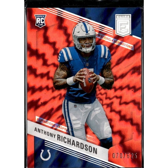 2023 Panini Donruss Elite Aspirations Anthony Richardson RC #102 /625 Colts Football Card