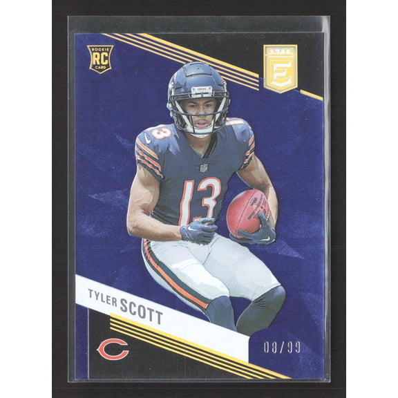 2023 Panini Donruss Elite Football Tyler Scott #191 Blue /99 RC