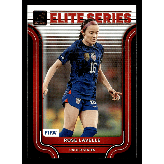 2023 Panini Donruss Elite Series Rose Lavelle #23 Trading Card FIFA Soccer United States