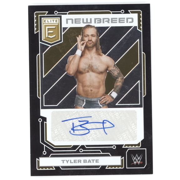 2023 Panini Donruss Elite WWE New Breed Autographs Tyler Bate #NB-TBT