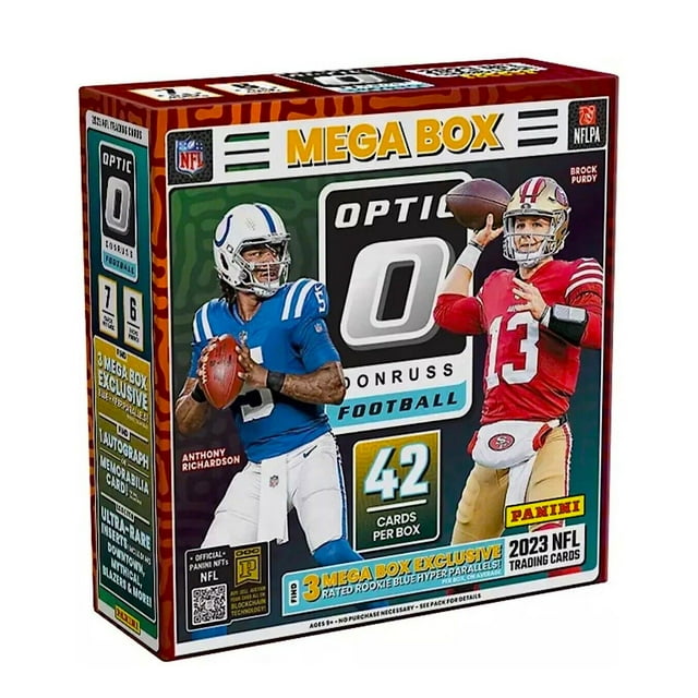 2023 Panini Donruss Optic Football Mega Box Trading Cards