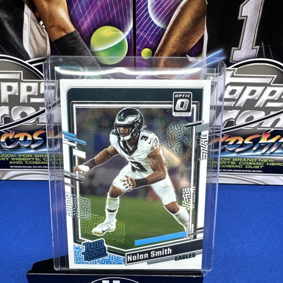 2023 Panini Donruss Optic Nolan Smith #283 Base Rookie Philadelphia Eagles Football Card Philadelphia Eagles NFL Football Trading Card