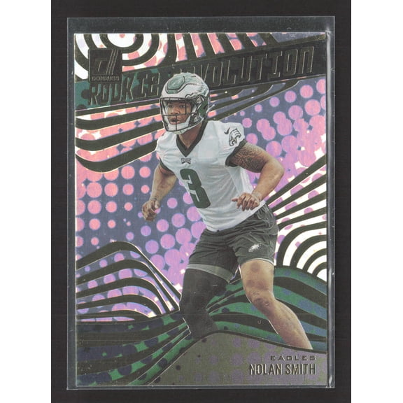 2023 Panini Donruss Rookie Revolution Nolan Smith Philadelphia Eagles RR-22 Football Card