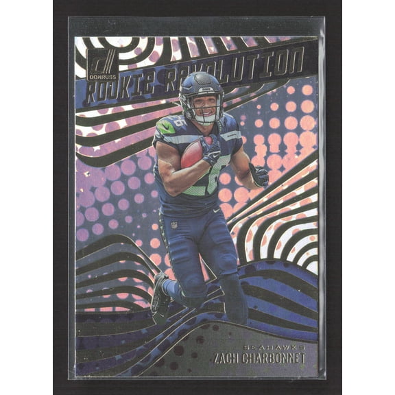 2023 Panini Donruss Rookie Revolution Zach Charbonnet RR-34 Seattle Seahawks Football Card