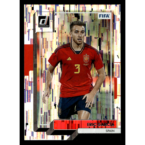 2023 Panini Donruss Soccer Eric Garca #116 Silver Holo Laser