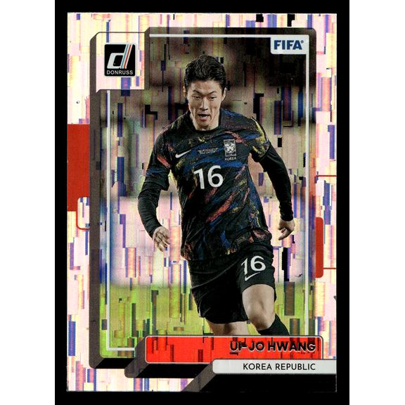 2023 Panini Donruss Soccer Ui-Jo Hwang #73 Silver Holo Laser Trading Card Korea Republic FIFA