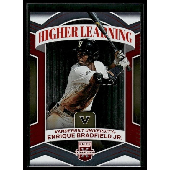2023 Panini Elite Extra Edition Higher Learning Enrique Bradfield #HL-6 Baseball Card