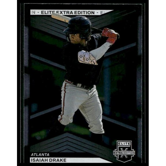 2023 Panini Elite Extra Edition Isaiah Drake #9 Atlanta Braves Baseball Card