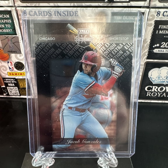 2023 Panini Elite Extra Edition Jacob Gonzalez #168 Parallel/Variety Rookie Base Set Chicago White Sox MLB Baseball Trading Card
