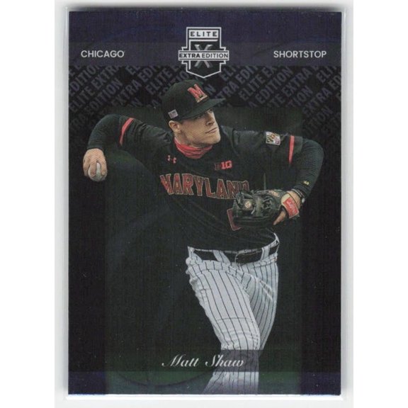 2023 Panini Elite Extra Edition Matt Shaw #163 Chicago Cubs Baseball Card