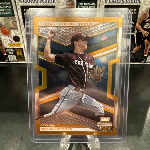 2023 Panini Elite Extra Edition Nathan Dettmer #117 Status Rookie