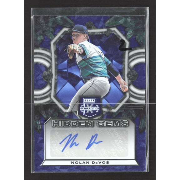 2023 Panini Elite Extra Edition Nolan DeVos #HG-NDV Hidden Gems