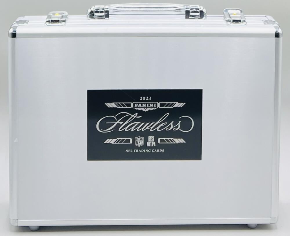 2023 Panini Flawless NFL Empty Football Silver Briefcase - Walmart.com