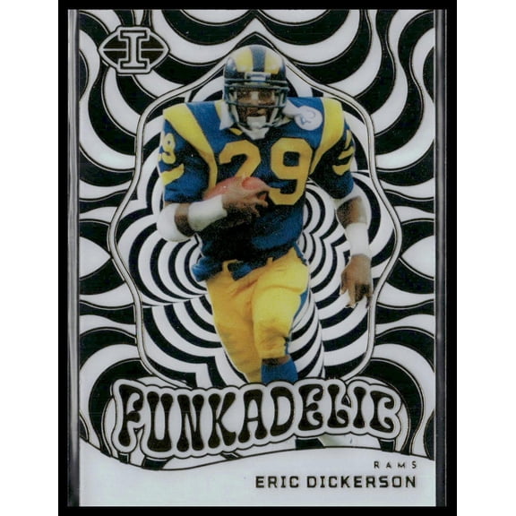 2023 Panini Illusions Eric Dickerson #6 Funkadelic Los Angeles Rams NFL FOOTBALL Trading Card