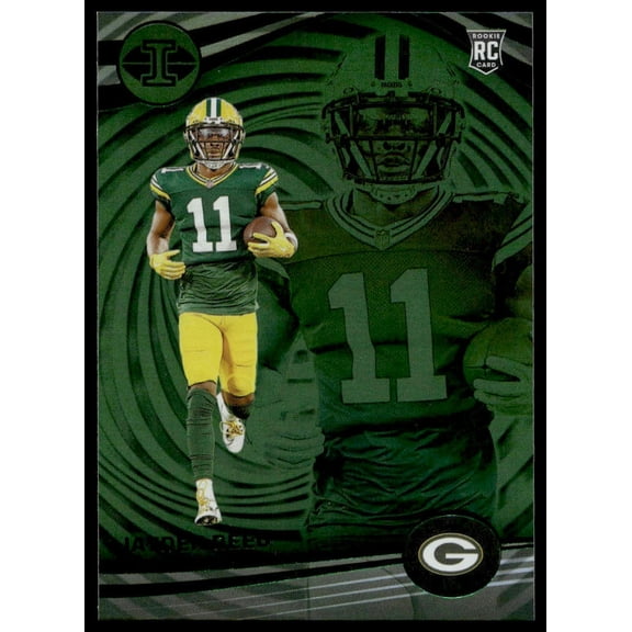 2023 Panini Illusions Jayden Reed #41 Emerald Trophy Collection