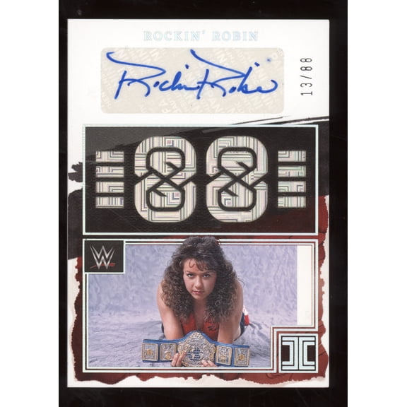 2023 Panini Impeccable WWE Championship Debuts Signature Rockin' Robin #CD-RRB /88