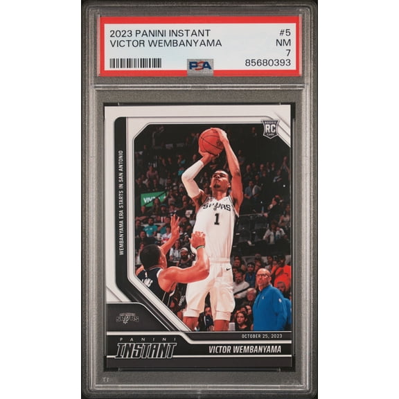 2023 Panini Instant Victor Wembanyama #5 PSA 7