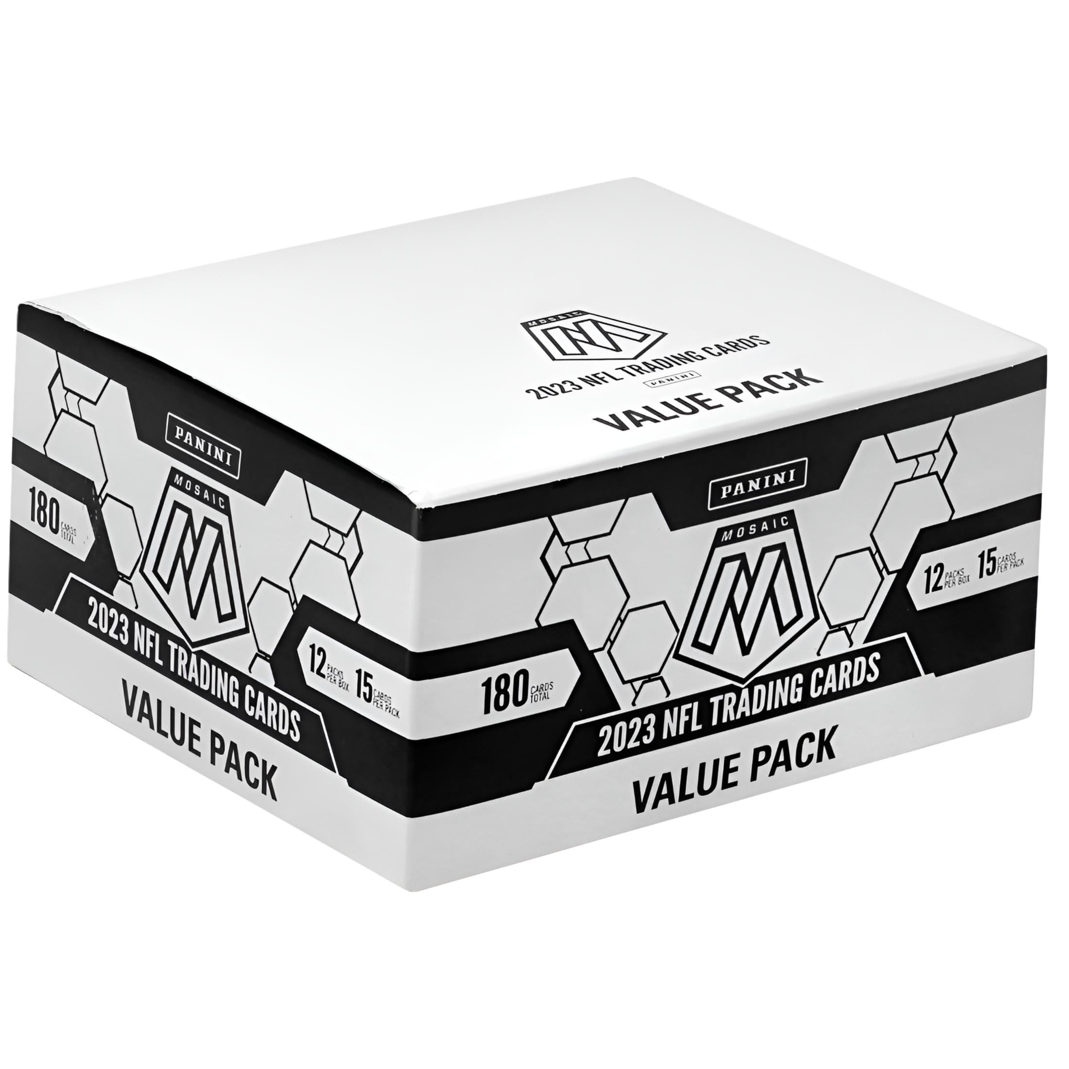NFL Panini 2023 Mosaic Football Trading Card VALUE Box (12 Packs)