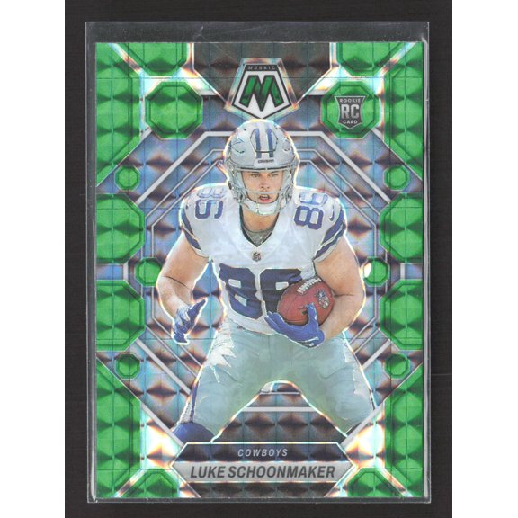 2023 Panini Mosaic Luke Schoonmaker #344 Green RC