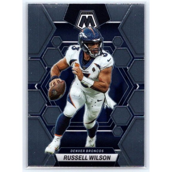 2023 Panini Mosaic #65 Russell Wilson Near Mint NFL Denver Broncos Football Card