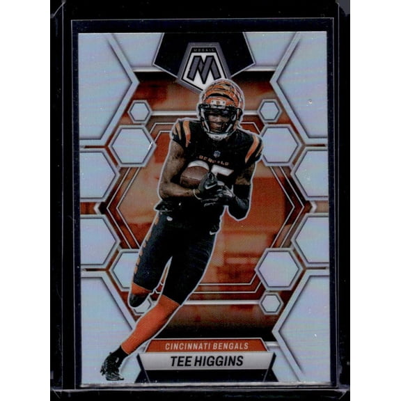 2023 Panini Mosaic Tee Higgins #42 Silver NFL Cincinnati Bengals Football Card