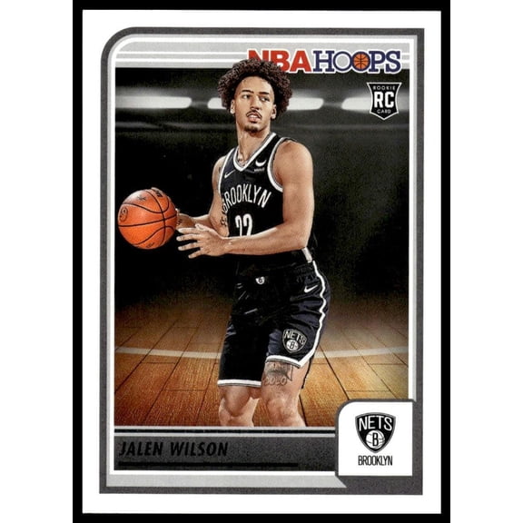 2023 Panini NBA Hoops Jalen Wilson #258 RC Brooklyn Nets Basketball Card