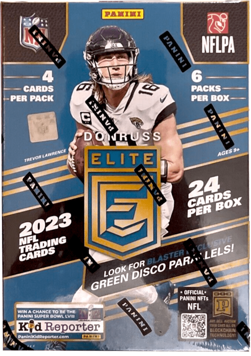 2023 Panini NFL Donruss Elite Trading Cards Blaster Box - 6 Packs per Box