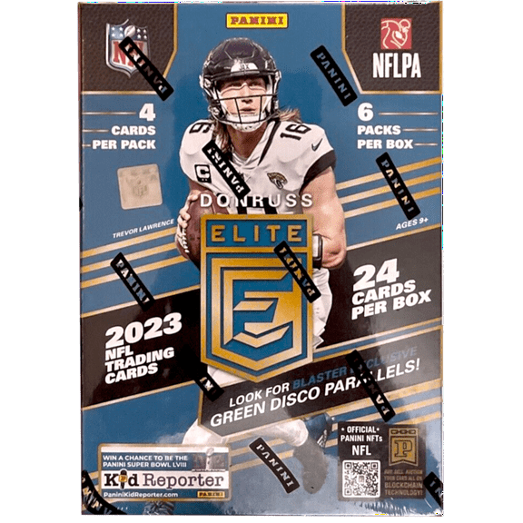2023 Panini NFL Donruss Elite Trading Cards Blaster Box - 6 Packs per Box