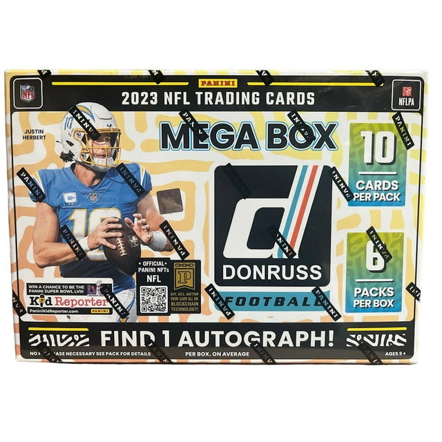 2023 Panini NFL Donruss Football Trading Card Mega Box