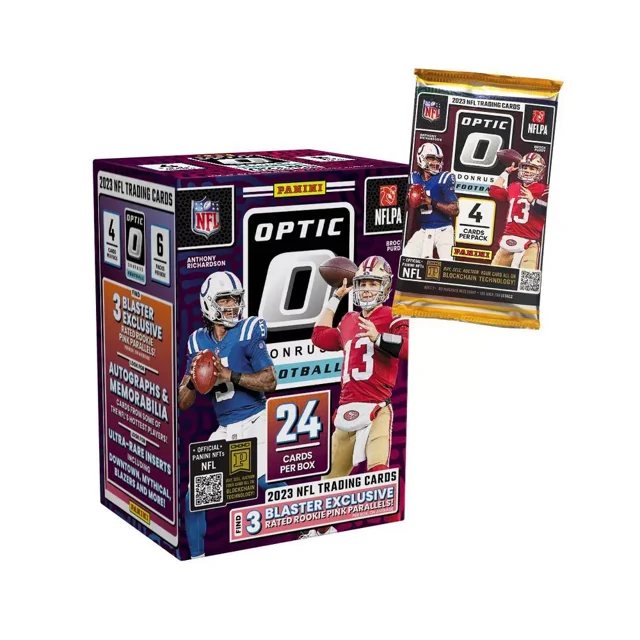 2023 Panini NFL Donruss Optics Football Trading Card Blaster Box 6