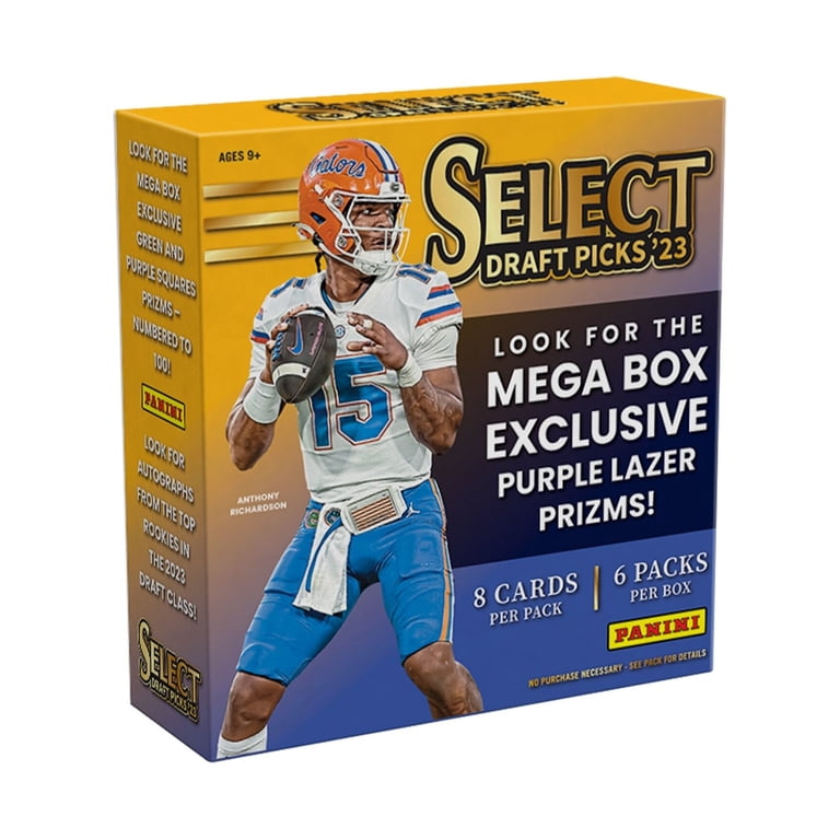 2023 Panini NFL Select Draft Picks Retail Trading Cards Mega Box