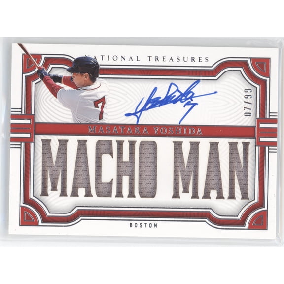 2023 Panini National Treasures Masataka Yoshida #SN-MY /99 Memorabilia