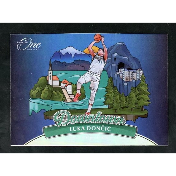 2023 Panini One and One 3 Luka Doni Downtown Variation VG Dallas Mavericks