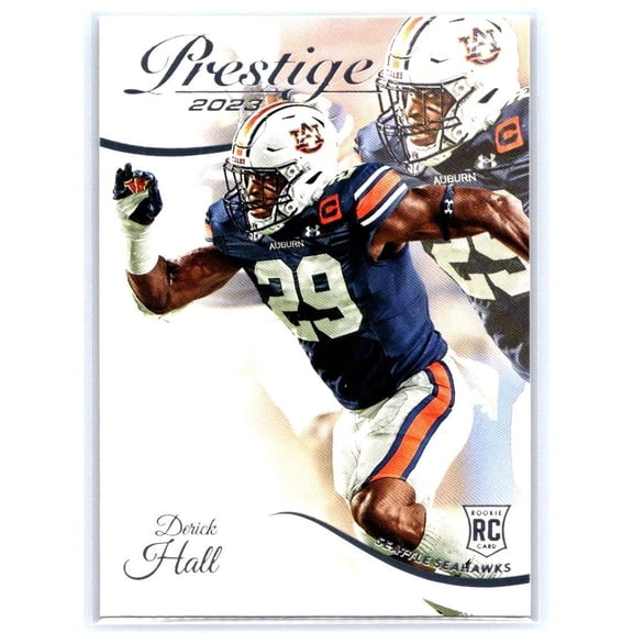 2023 Panini Prestige Derick Hall #327 RC Seattle Seahawks Football Card