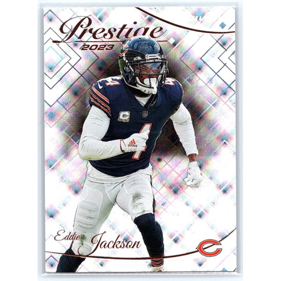 2023 Panini Prestige Eddie Jackson Chicago Bears #52 Xtra Points Diamond Football Card
