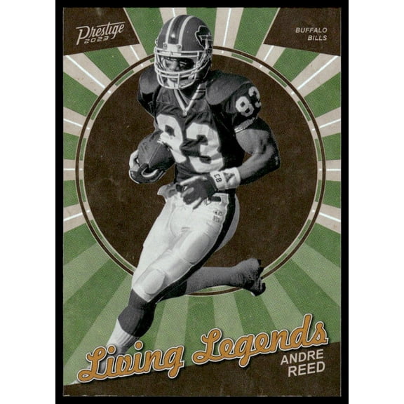 2023 Panini Prestige Living Legends Andre Reed Buffalo Bills #LL-2 Trading Card