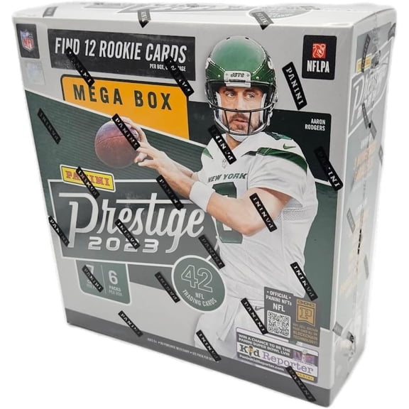 2023 Panini Prestige NFL Football Trading Cards Mega Box