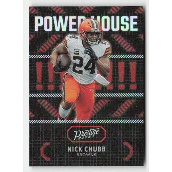 2023 Panini Prestige Power House Nick Chubb #PH-10 Cleveland Browns Football Card