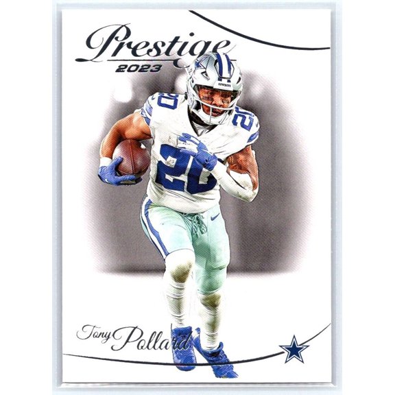 Near Mint 2023 Panini Prestige Tony Pollard 85 Dallas Cowboys NFL Football Card