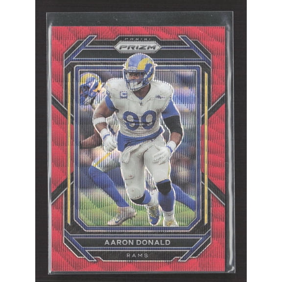 2023 Panini Prizm Aaron Donald #164 Red Wave /149
